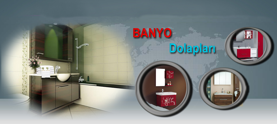 Sarı Mobilya banyo dolapları